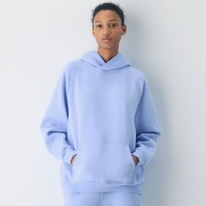 Aritzia Mega Raglan Hoodie - Dayflower Blue